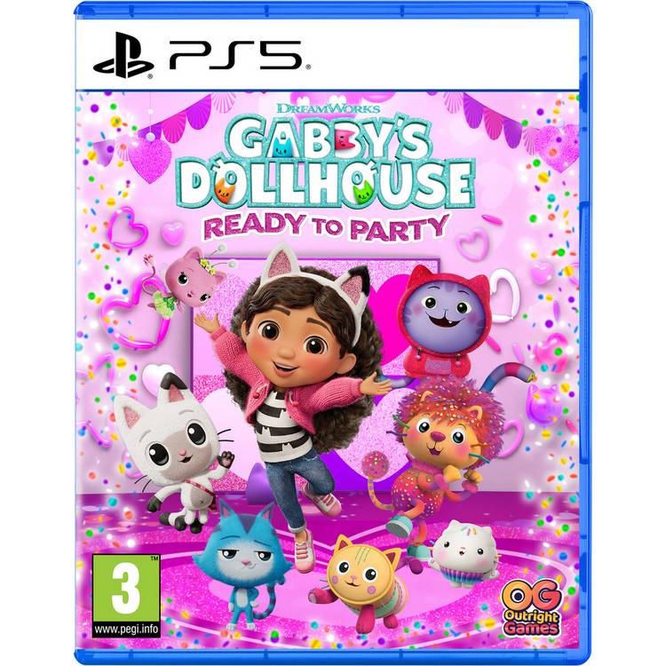 Gabby's Dollhouse Ready to Party PS5 game - British product