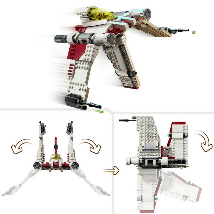 LEGO V-19 Torrent Starfighter building set 567 pieces - British product