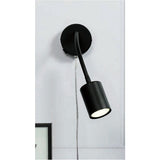 Nordlux wall light black 35.5cm wide, imported from the UK