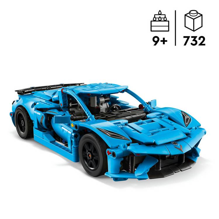 LEGO Technic Corvette Stingray car model building kit, UK version
