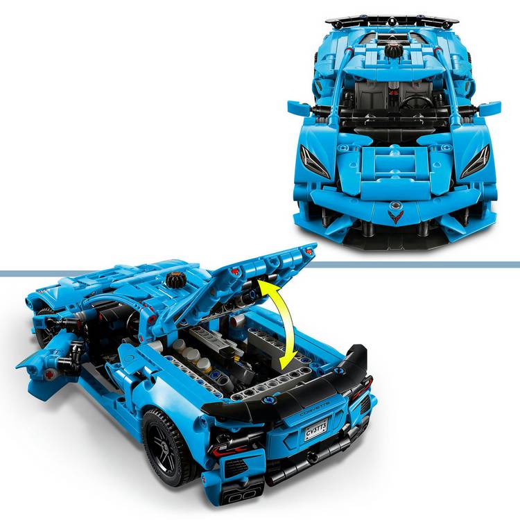 LEGO Technic Corvette Stingray car model building kit, UK version