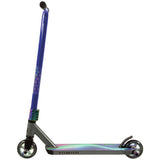 Stunted Flare stunt scooter with aluminium deck and neochrome details (British brand)