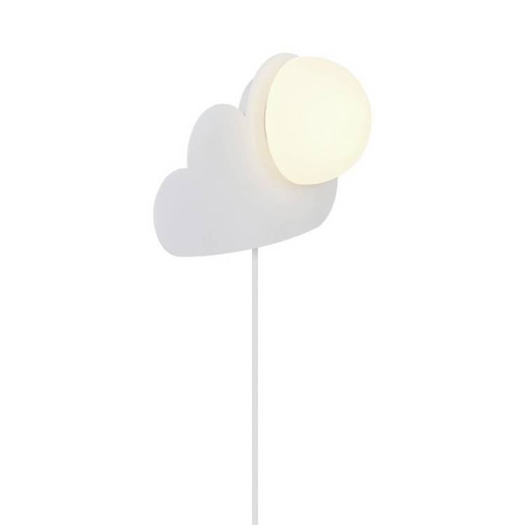 Nordlux Skyku Cloud LED wall light white opal glass (British brand)