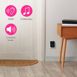 Byron wireless doorbell set black, UK version