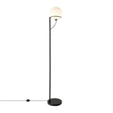 Nordlux floor lamp black adjustable glass shade - British product