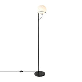 Nordlux floor lamp black adjustable glass shade - British product