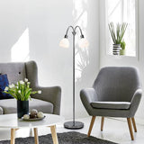 Argos Nordlux Ray Double Floor Lamp - Black- Buy online at McGrocer