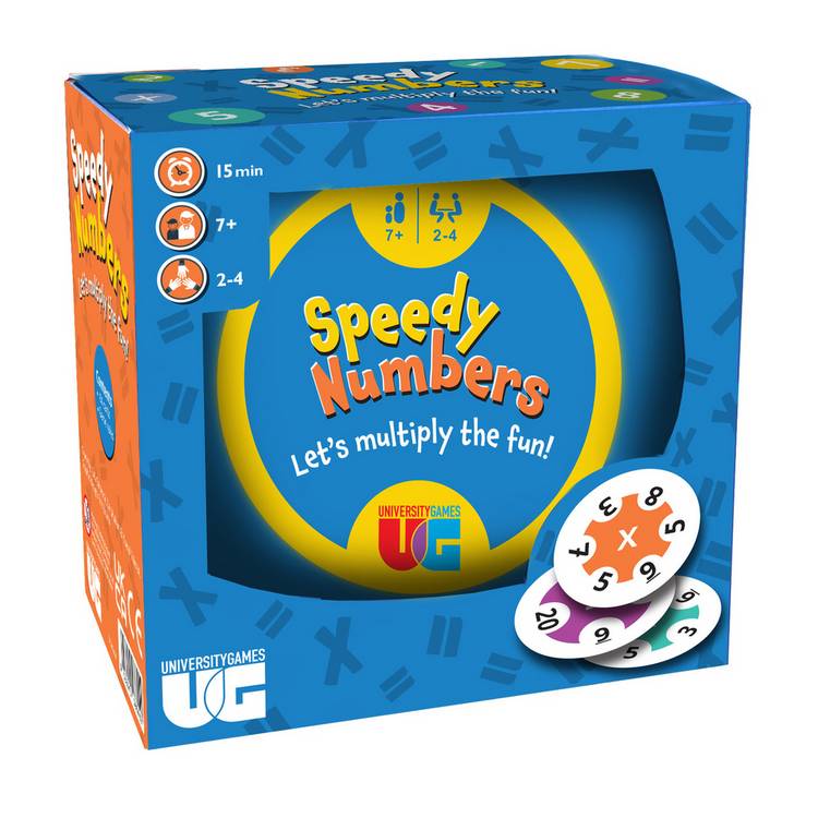 Speedy Numbers Games multiplication card game, imported from the UK