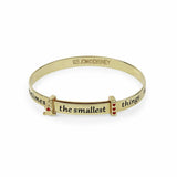 Argos Disney Winnie The Pooh Gold Plated Sterling Silver Bangle Bracelet- Buy online at McGrocer