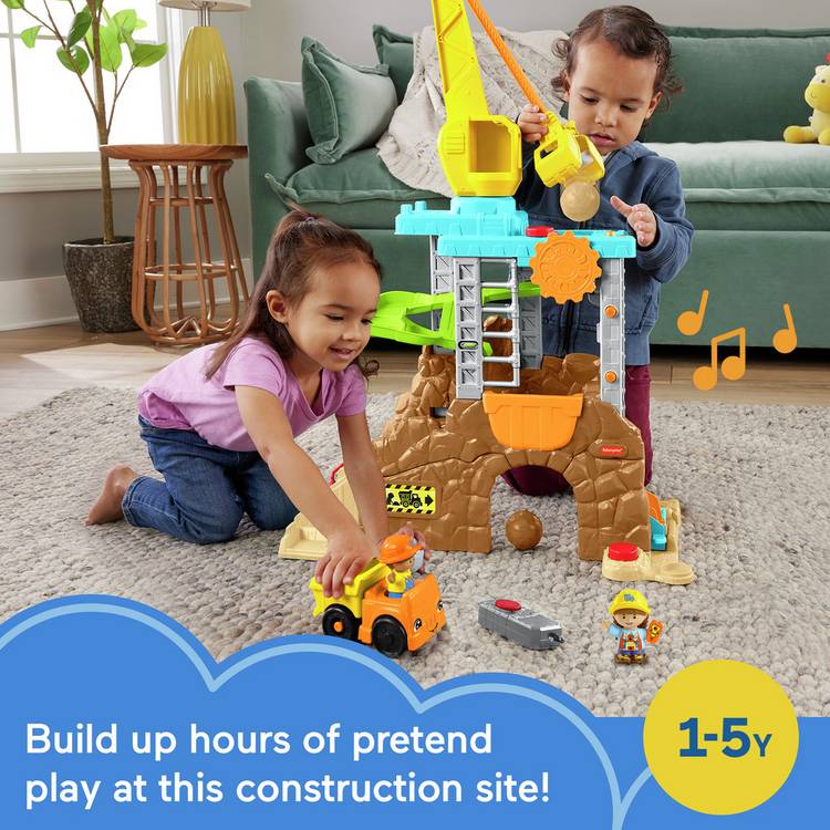 Fisher-Price Little People Work Together Construction Site playset, imported from the UK