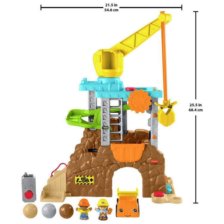 Fisher-Price Little People Work Together Construction Site playset, imported from the UK