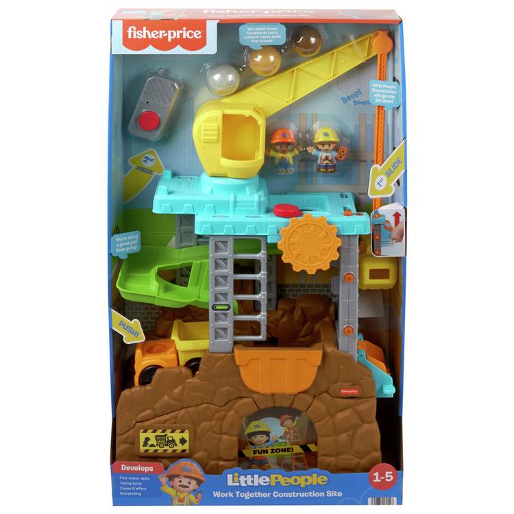 Fisher-Price Little People Work Together Construction Site playset, imported from the UK
