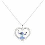 Argos Disney Stitch Stone Set Heart Pendant Necklace- Buy online at McGrocer