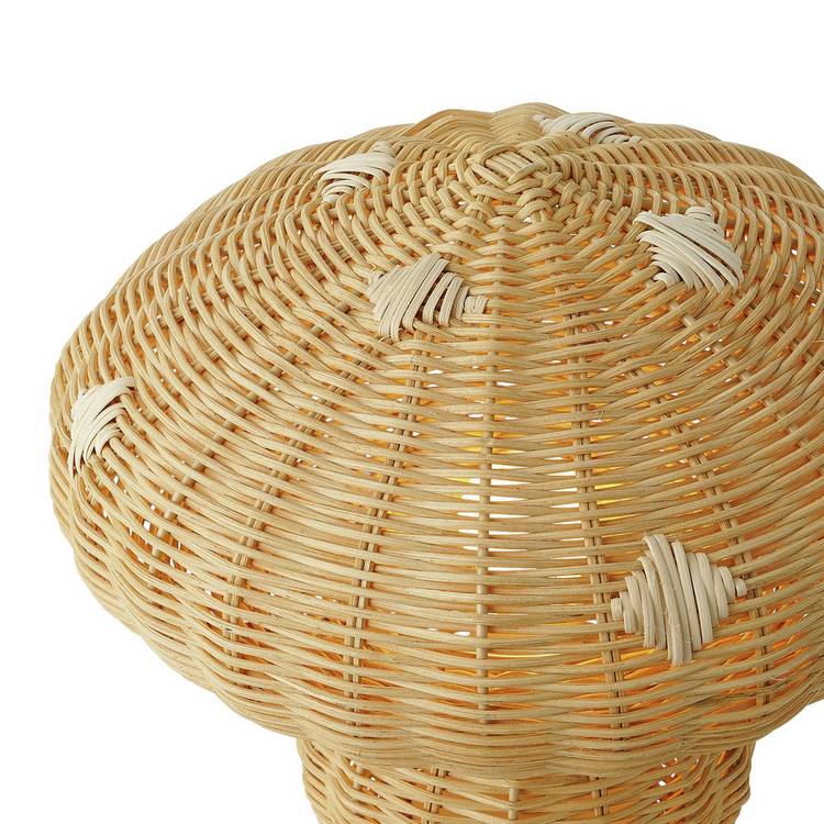 Nordlux Allie natural rattan table lamp, imported from the UK