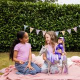 DesignAfriend doll horse and riding outfit 18 inch - British product