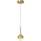 The Nordlux Contina brass pendant light, UK version