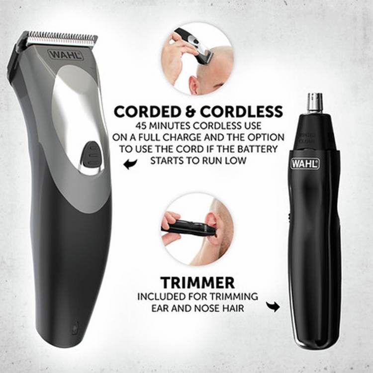 Wahl Clip and Rinse hair clipper (British brand)