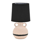 Argos Hestia Natural and Black Vase Lamp 28cm- Buy online at McGrocer