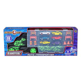Teamsterz car transporter truck with 6 die-cast cars, UK version