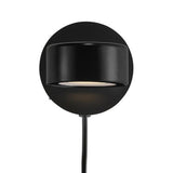 Nordlux Clyde adjustable wall light black, UK version