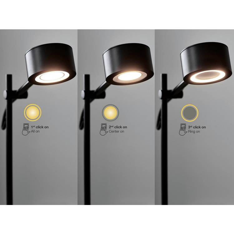 Nordlux Clyde adjustable wall light black, UK version