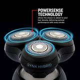 Remington X5 rotary shaver SYNX hybrid cutting system (British brand)