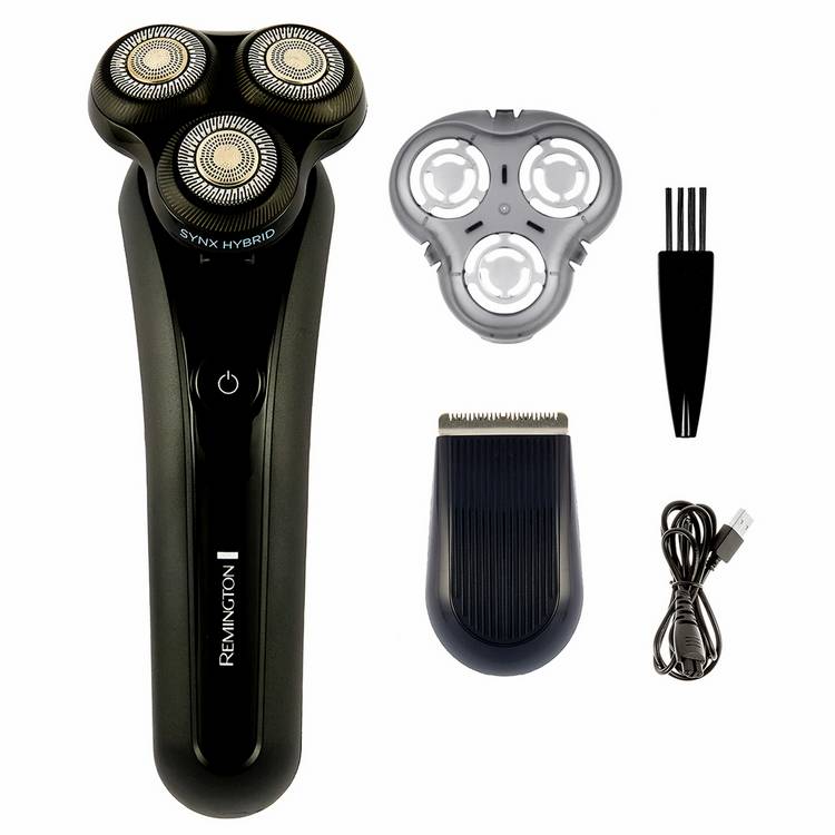 Remington X5 rotary shaver SYNX hybrid cutting system (British brand)