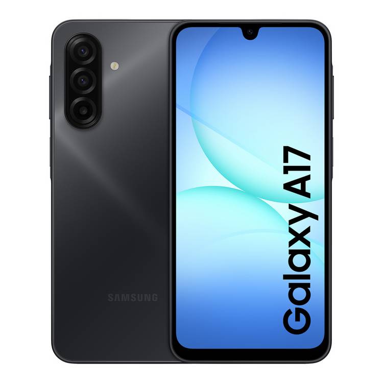 Samsung Galaxy A17 4G 128GB mobile phone black - British product