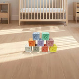 Chad Valley sensory stacking cubes 9 pack, imported from the UK