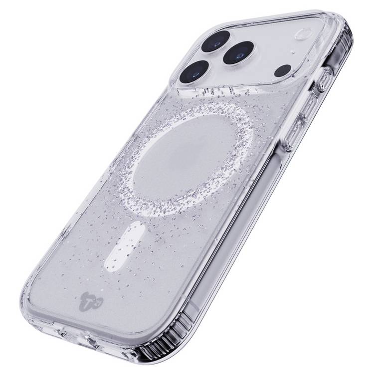 Tech21 EvoSparkle iPhone 17 Pro phone case with MagSafe - British product