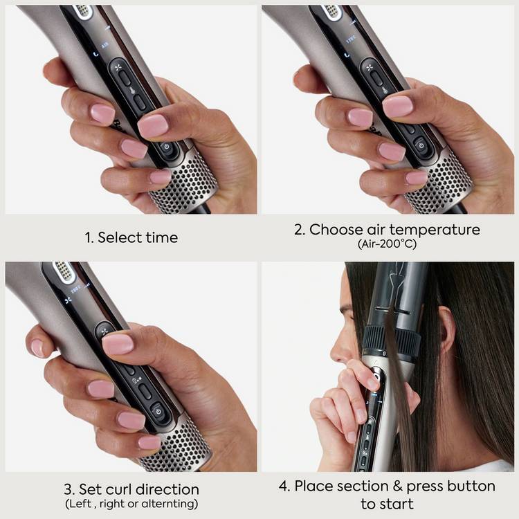 BaByliss Style Secret Air automatic hair curler, imported from the UK