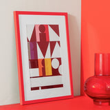 Habitat red picture frame 30x40cm - British product