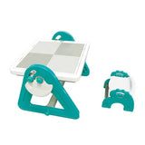 Chad Valley plastic easel 4 in 1 with chair, imported from the UK