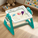Chad Valley plastic easel 4 in 1 with chair, imported from the UK