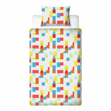 LEGO Brick Cream kids bedding set single, imported from the UK