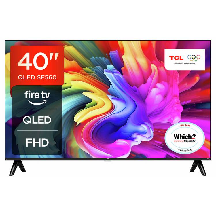 TCL 40 inch QLED TV - British product