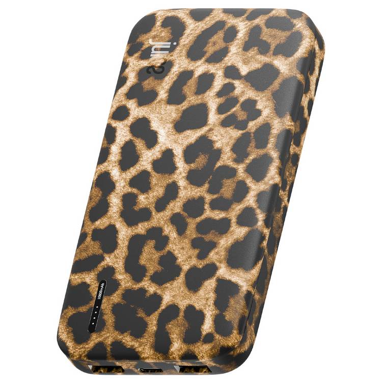 Juice power bank leopard print 10000mAh, imported from the UK