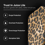 Juice power bank leopard print 10000mAh, imported from the UK