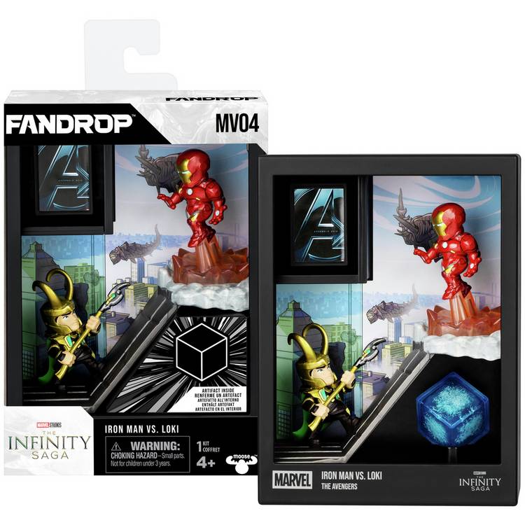 FANDROP Marvel Iron Man vs Loki collectible diorama, UK version