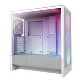 NZXT H5 Flow RGB white mid tower computer case (British brand)