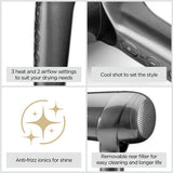 BaByliss Titanium Shine hair dryer, imported from the UK