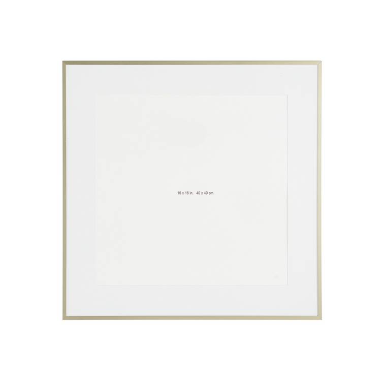 Argos Home gold aluminium picture frame 40x40cm (British brand)