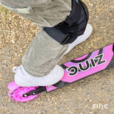 Zinc Twister Inline 2 Wheel scooter pink purple, imported from the UK