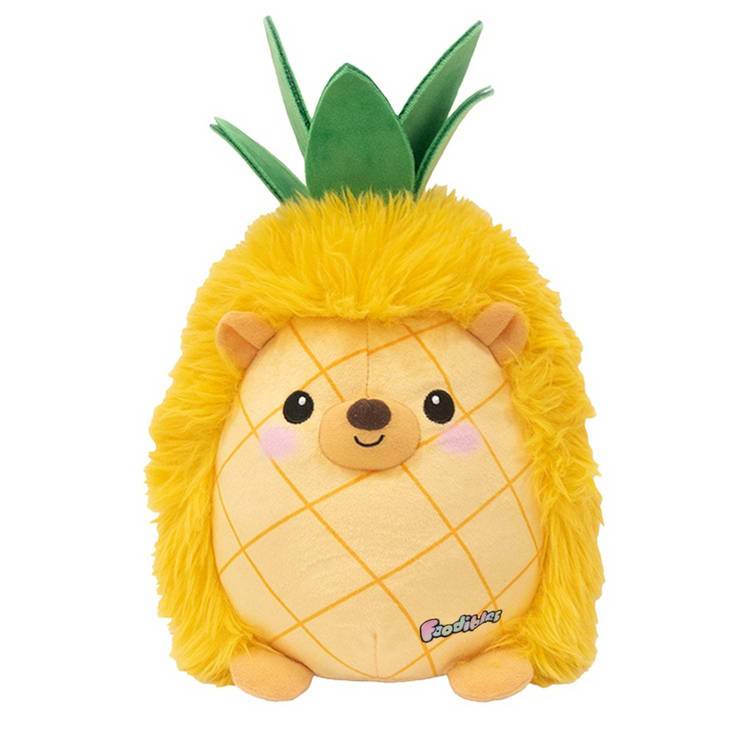 Foodibles large scented pineapple hedgehog soft toy, UK version
