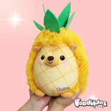 Foodibles large scented pineapple hedgehog soft toy, UK version
