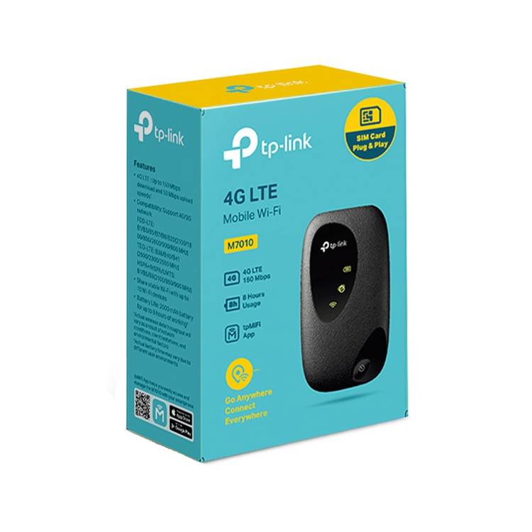 TP-Link M7010 4G portable travel Wi-Fi - British product