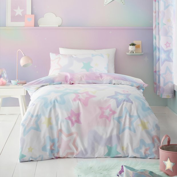 Catherine Lansfield Ombre Star bedding set single, UK version