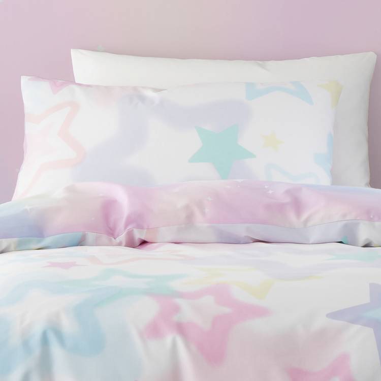 Catherine Lansfield Ombre Star bedding set single, UK version