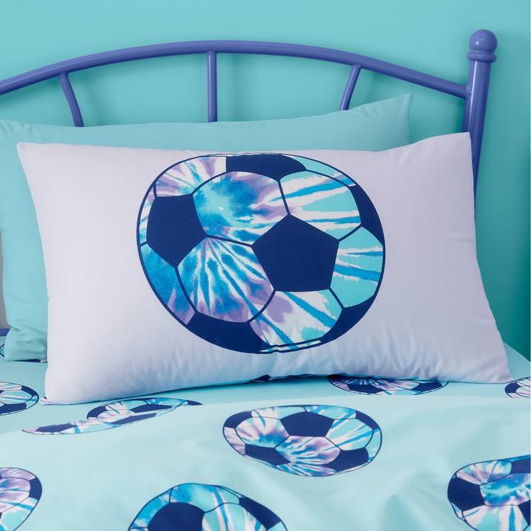 Catherine Lansfield football tie dye bedding set single, imported from the UK