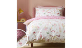 Argos Home unicorn storybook white toddler bedding set 150x120cm, imported from the UK